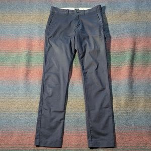 J. Crew Men's Stretch Chinos Navy Blue 28W32L